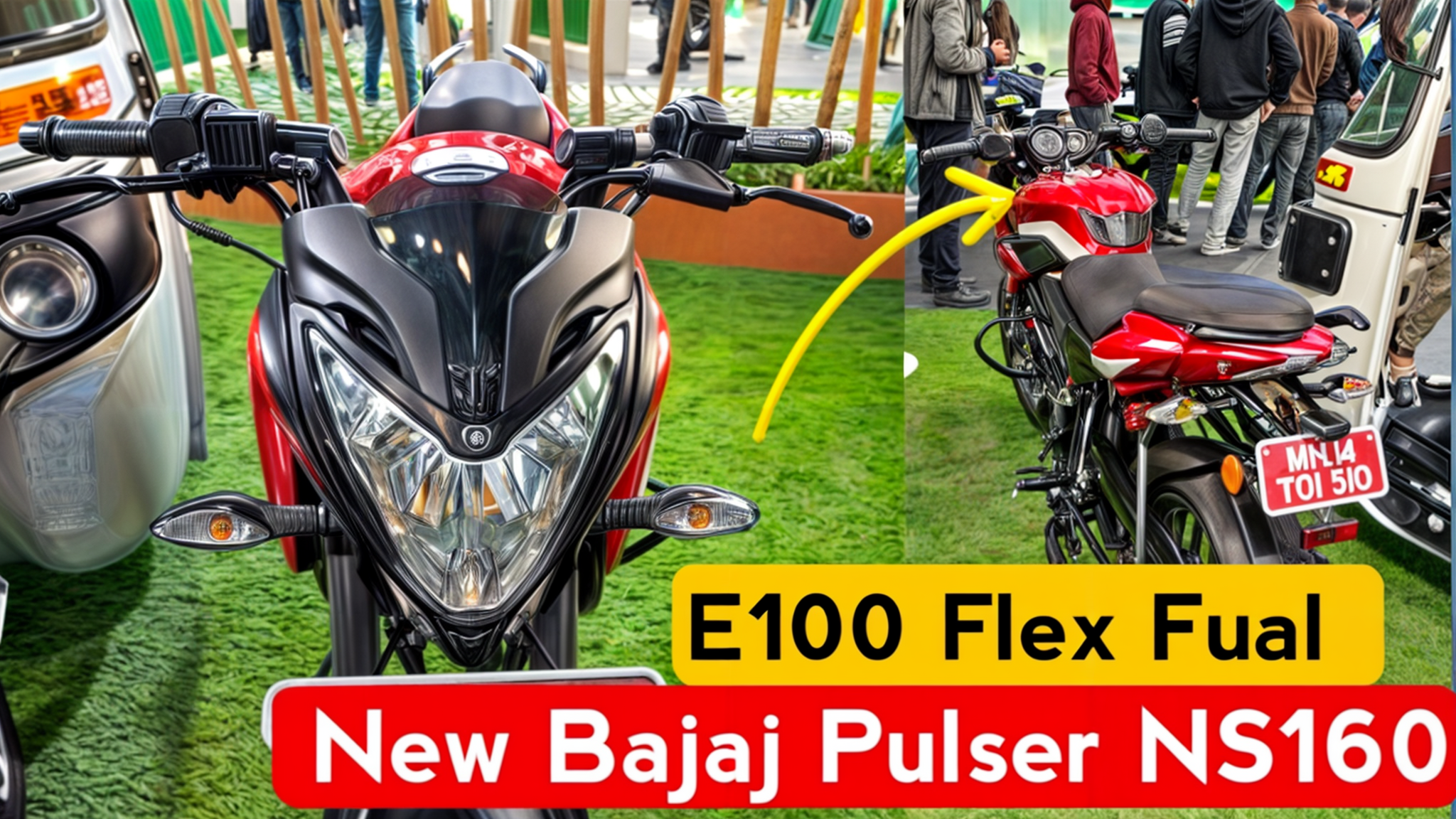 New Bajaj Pulser NS160 E100 Flex Fuel Bike photo