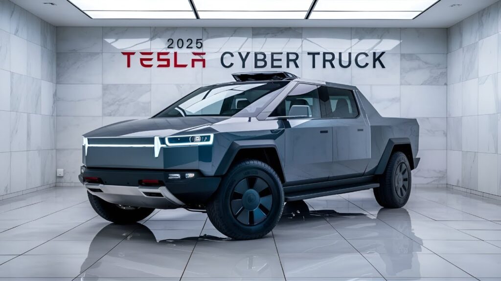 new tesla cyber truck photo